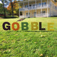 Gobble Thanksgiving Yard Card Letters 6 piece set