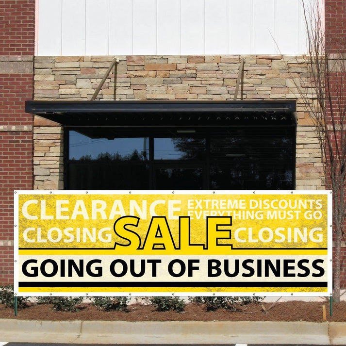 Going Out of Business Vinyl Banner | VictoryStore – VictoryStore.com