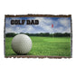 Golf Dad Woven Blanket