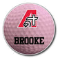 Custom 22" Golf Ball Player Yard Signs - White or Pink