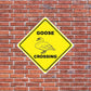 Goose Crossing Sign or Sticker