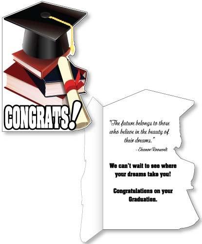 Graduation Shaped Card