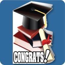 3' Tall Design Your Own Graduation Shaped Card