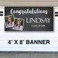 Graduation Banners - Chalkboard Design