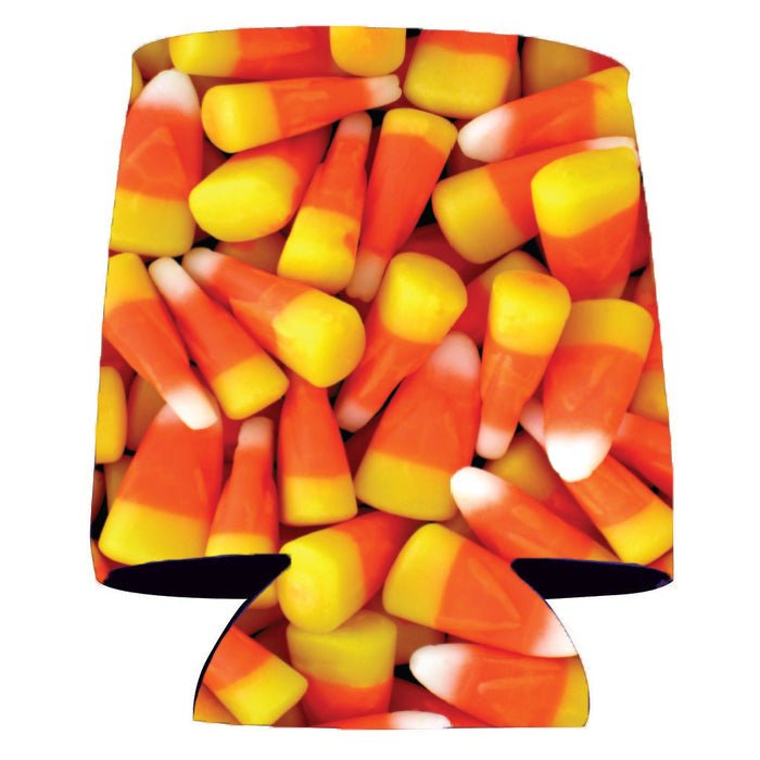 Halloween Candy Corn Can Cooler Set 6