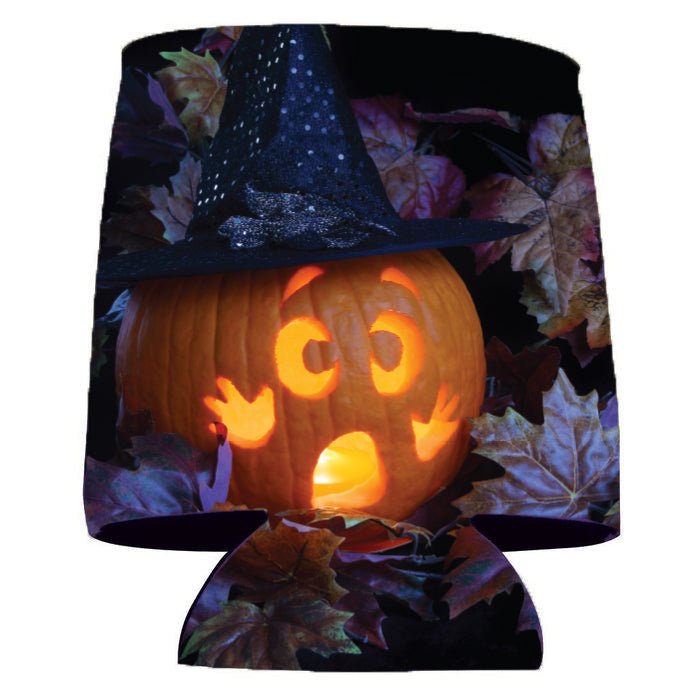 Halloween Party 'Scared Pumpkin' Can Cooler Set 6