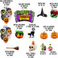 Halloween Yard Card Signs