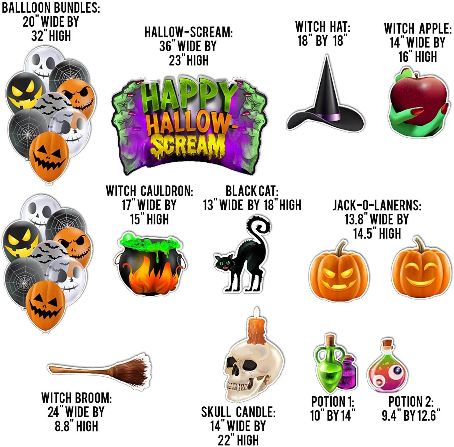 Halloween Yard Card Signs