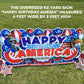 Happy Birthday America Oversized EZ Yard Cards, 7 pcs