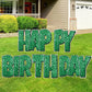 Happy Birthday Quick Set | Luckiest Guy Font | 24" Disco Sparkle | 5 pc Set