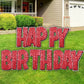 Happy Birthday Quick Set | Luckiest Guy Font | 24" Disco Sparkle | 5 pc Set