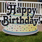 Happy Birthday Yard Greetings with Birthday Cakes 13 pc set