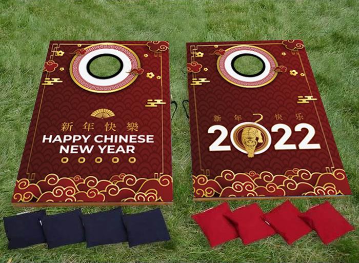 Happy Chinese New Year 2022 Cornhole (19992)