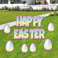 Happy Easter Quick Set Yard Letters - 10 Pcs