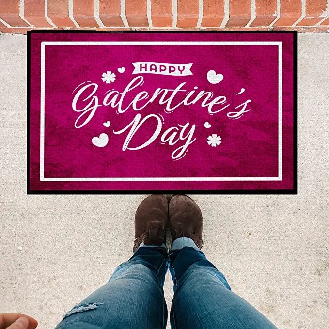 Happy Galentine's Day Doormat