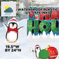 Happy Holidays Penguin Oversized Ez Yard Cards | 7 pc Set