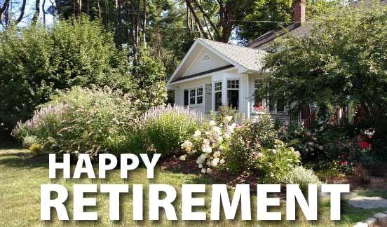 Happy Retirement Yard Letters - FREE SHIPPING