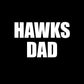 Hawks Dad Black Folding Camping Chair