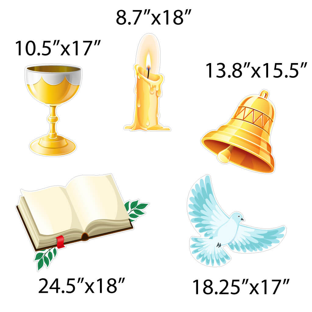 He Is Risen Easter Quick Set Yard Card Display 13 pc set (20850)