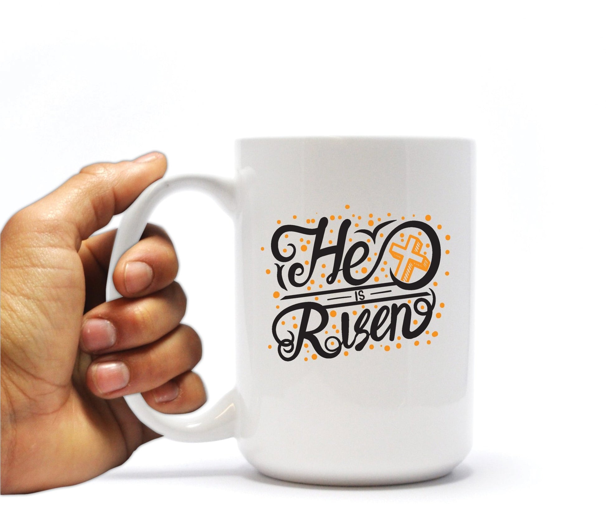 he is risen coffee mug