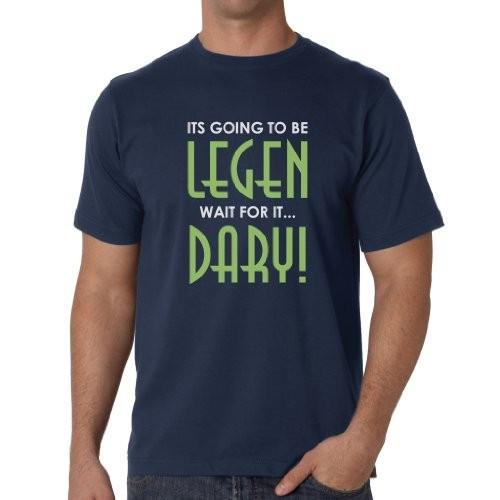 How I Met Your Mother 'Legen-Dary' Navy Blue T-Shirt - FREE SHIPPING