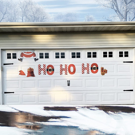 Ho Ho Ho Christmas Garage Door Magnet Decorations (19721)