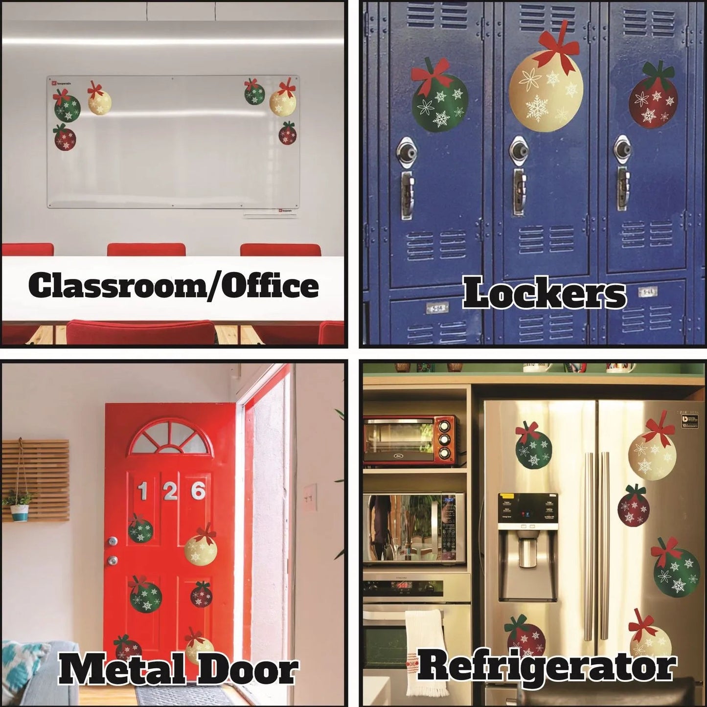 Holiday Magnet Garage Door Set