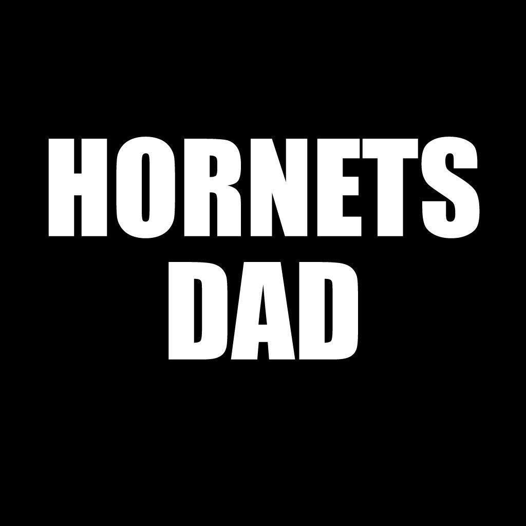 Hornets Dad Black Folding Camping Chair