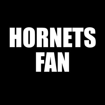 Hornets Fan Black Folding Camping Chair with Carry Bag