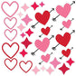 Valentine's Day Yard Decoration - Hanging Hearts and Sparkles - FREE SHIPPING