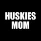 Huskies Mom Black Folding Camping Chair