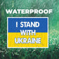 I Stand with Ukraine 24x36 Yard Sign with 4 EZ Stakes (21598)