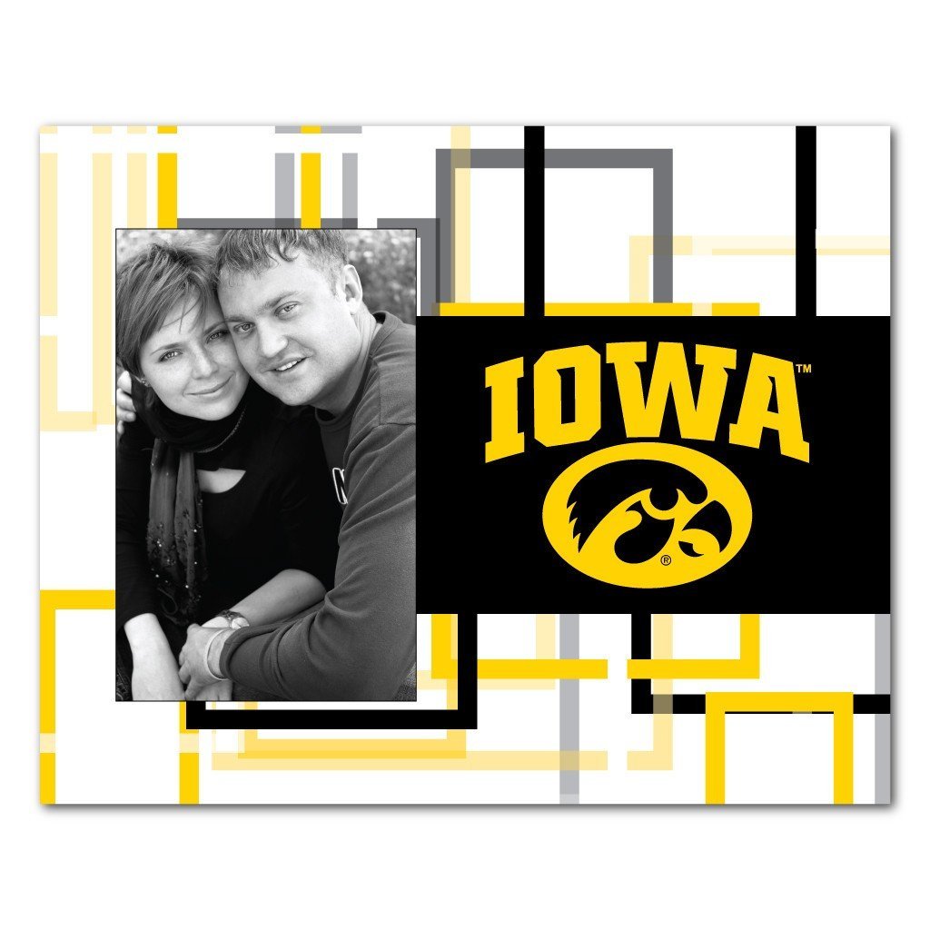 University of Iowa Picture Frame - Squares Design