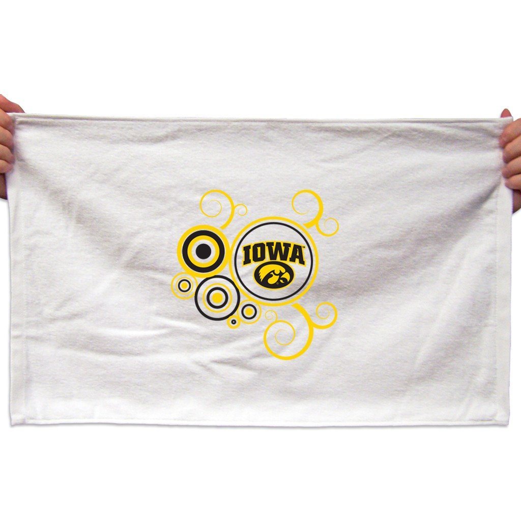 University of Iowa Rally Towel (Set of 3) - Swirl Design