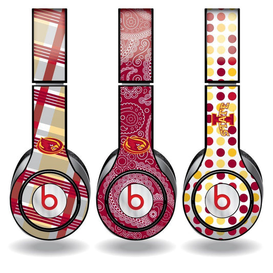 Iowa State Skins for Beats Solo HD Headphones - Set of 3 Patterns FREE SHIPPING