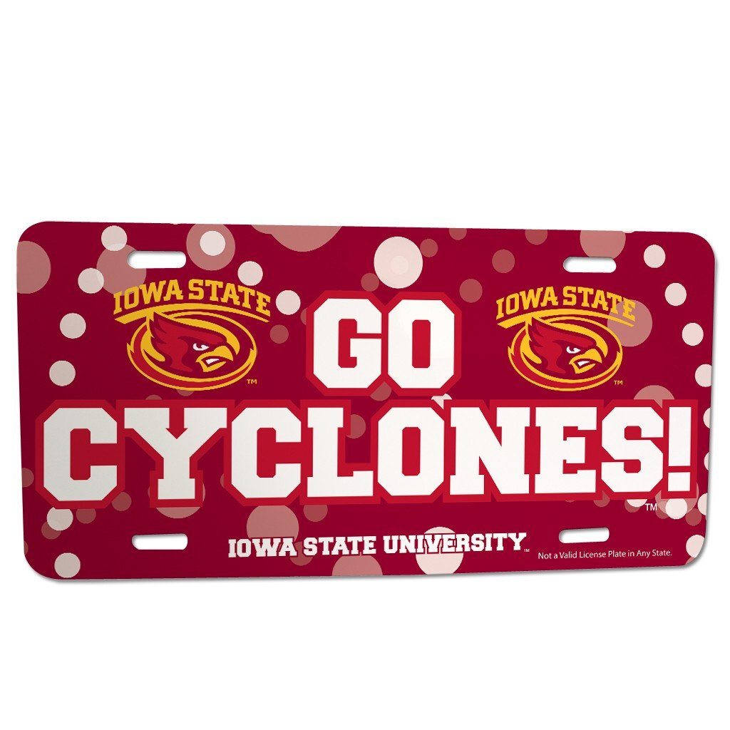 Iowa State University - License Plate - Go Cyclones!