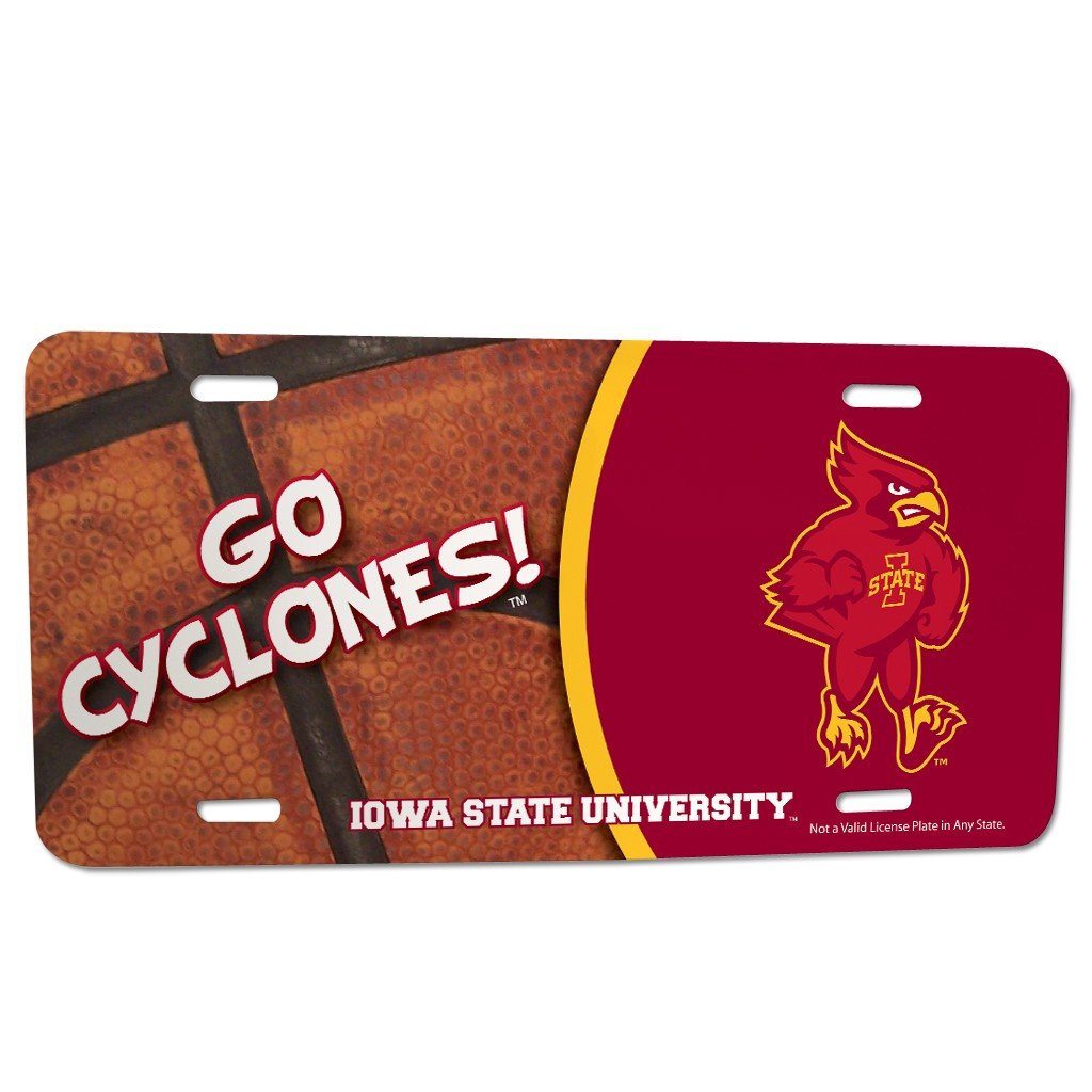 Iowa State University - License Plate - Basketball Design