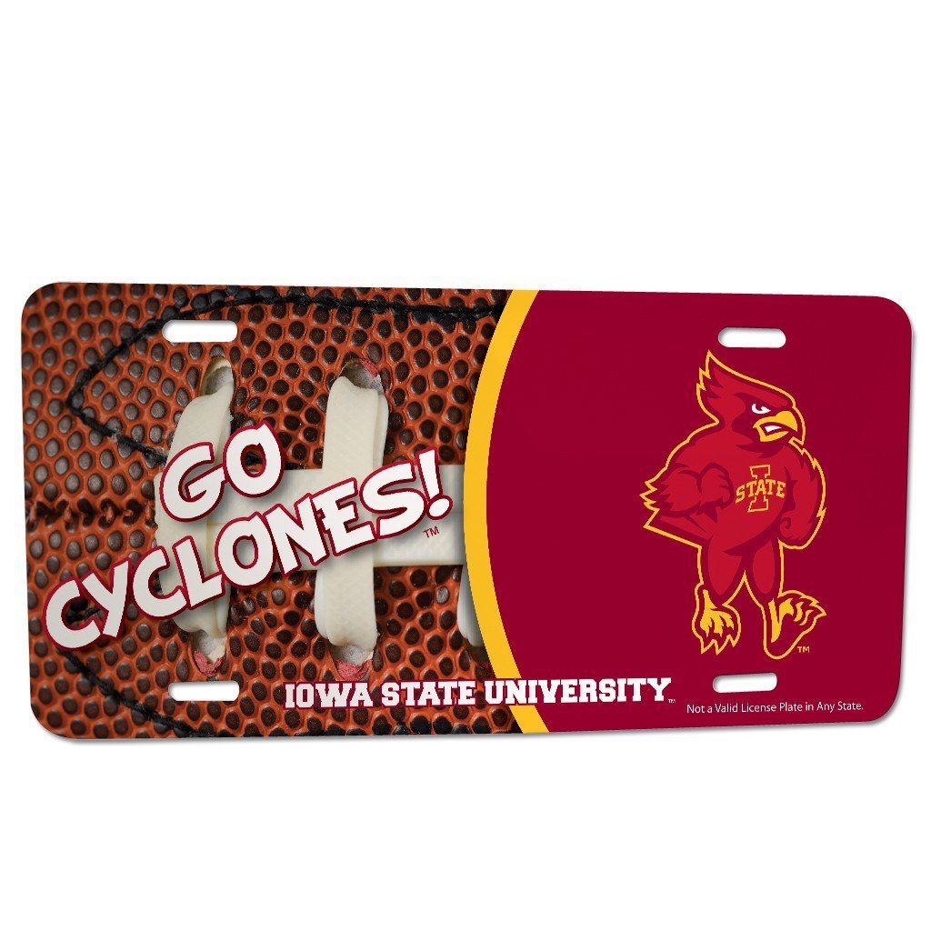 Iowa State University - License Plate - Football Design