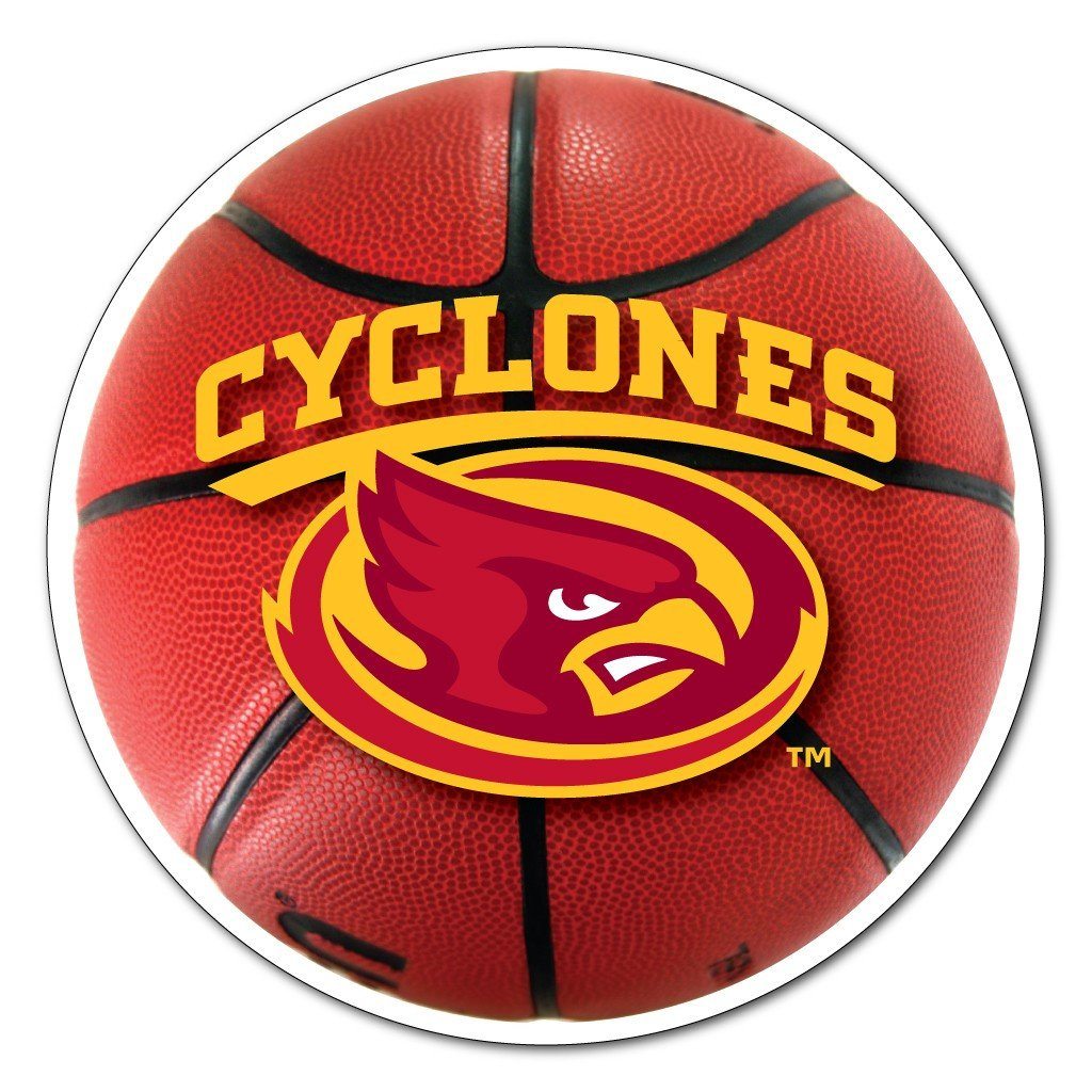 Iowa State - Basketball Shaped Magnet