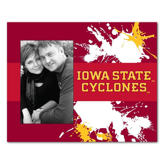Iowa State University Picture Frame - Paint Splatter