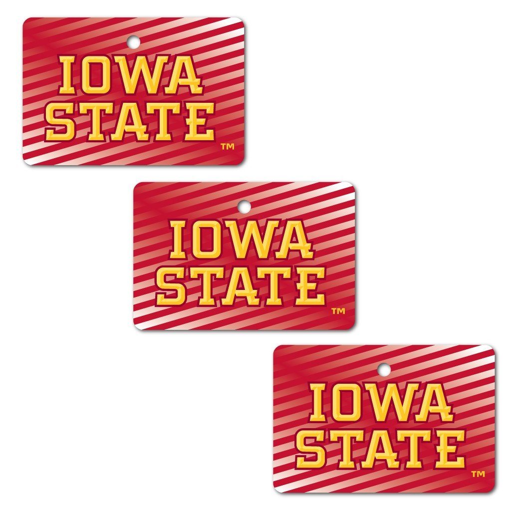 Red Iowa State Rectangular Shape Iowa State Ornament | Rectangle | VictoryStore – VictoryStore.com