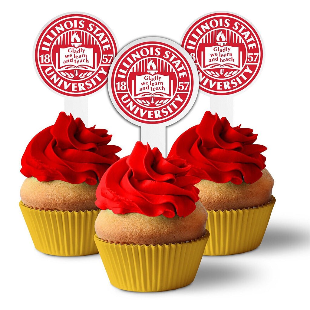 Illinois State Cupcake Toppers - Officially Licensed