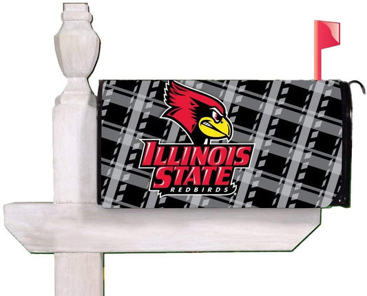 Illinois State Plaid Magnetic Mailbox Cover
