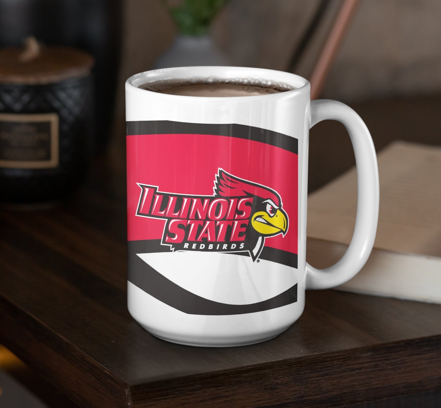 Illinois State University Wave Design 15oz Coffee Mug