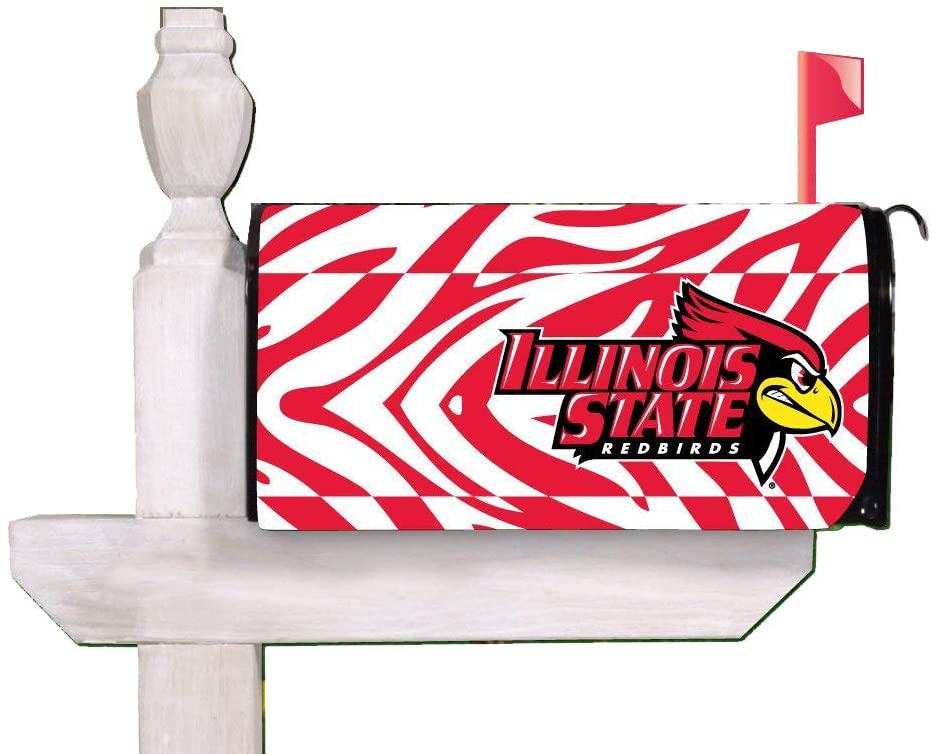 Illinois State Zebra Print Magnetic Mailbox Cover