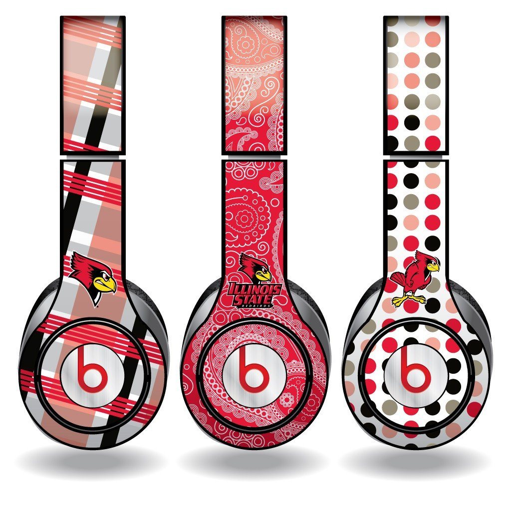 Illinois State Skins for Beats Solo HD Headphones Set of 3 Patterns FREE SHIPPING