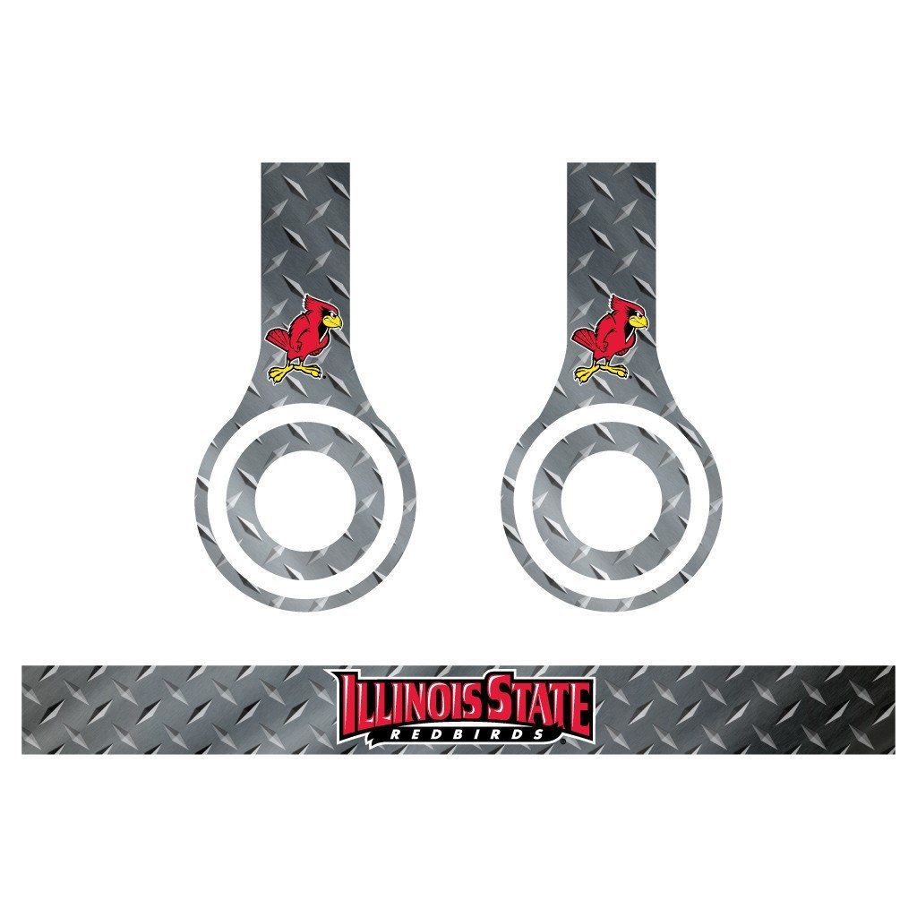 Illinois State Skins for Beats Solo HD Headphones Set of 3 Metal FREE SHIPPING