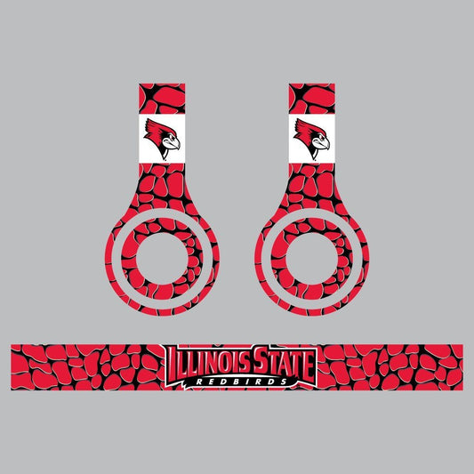 Illinois State Skins for Beats Solo HD Headphones Set of 3 Animal Prints FREE SHIPPING