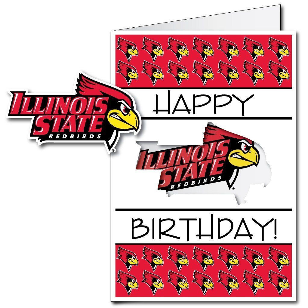 Illinois State University 2'x3' Giant Birthday Card