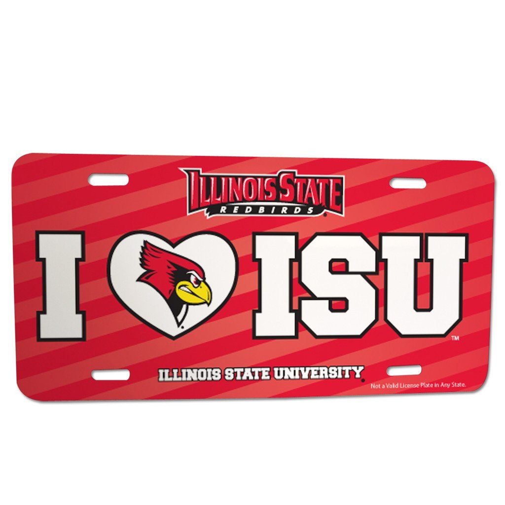 Illinois State University œI Love ISU License Plate